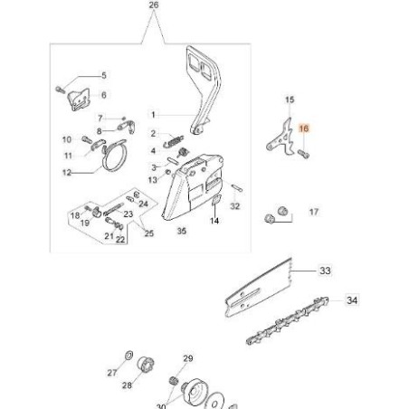 TORNILLO EMAK ORIGINAL 3960098R | NewgardenAgri.com
