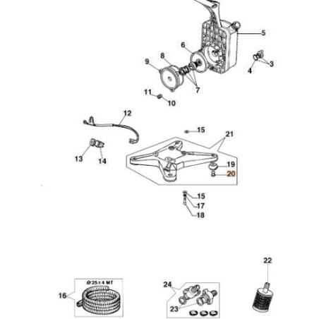 PIN ORIGINAL EMAK 4221012R | NewgardenAgri.com
