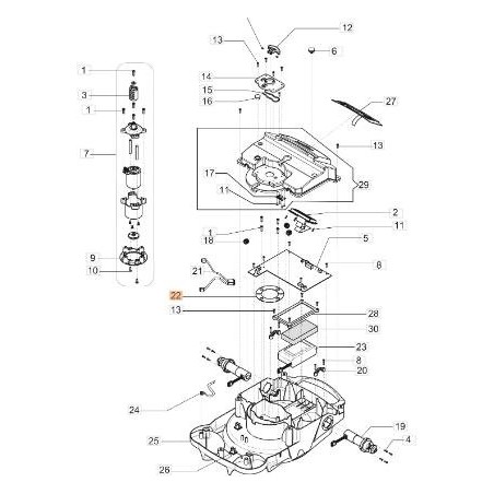DISTANZIALE ORIGINALE EMAK AK441830 | NewgardenAgri.com