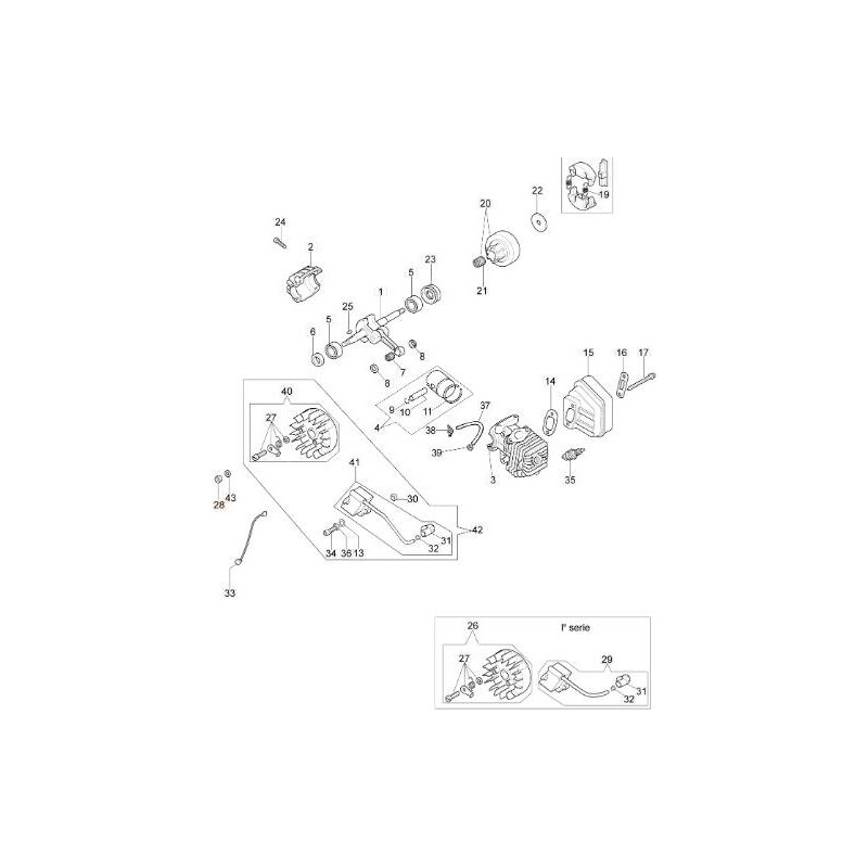 DADO ESAG.BASSO 6S M 8X1 UNI5589-DIN936 ZNB (C:10) ORIGINALE EMAK 3911014R