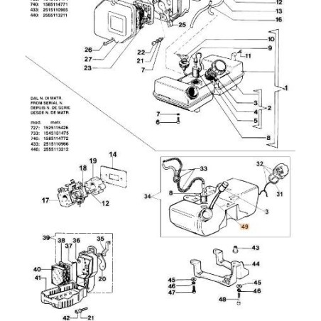 TUBO EMAK ORIGINAL 50080134R | NewgardenAgri.com