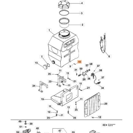 ORIGINAL EMAK SCREW S0010000R | NewgardenAgri.com