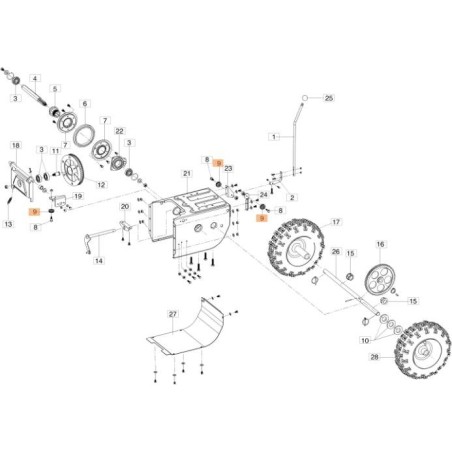 ORIGINAL PULLEY EMAK ZM000026 | NewgardenAgri.com