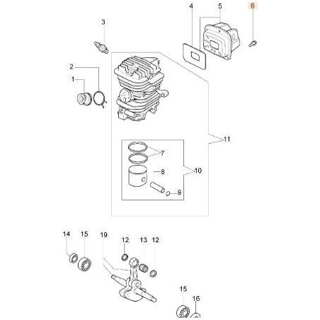 TORNILLO EMAK ORIGINAL 3860117R | NewgardenAgri.com