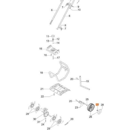 ORIGINAL EMAK STOP RING 3045036R | NewgardenAgri.com