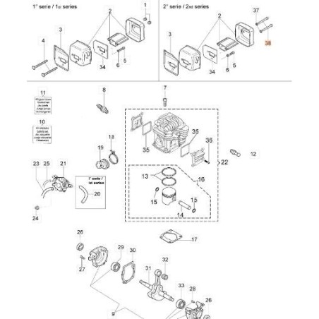 VIS EMAK ORIGINALE 3806015R | NewgardenAgri.com