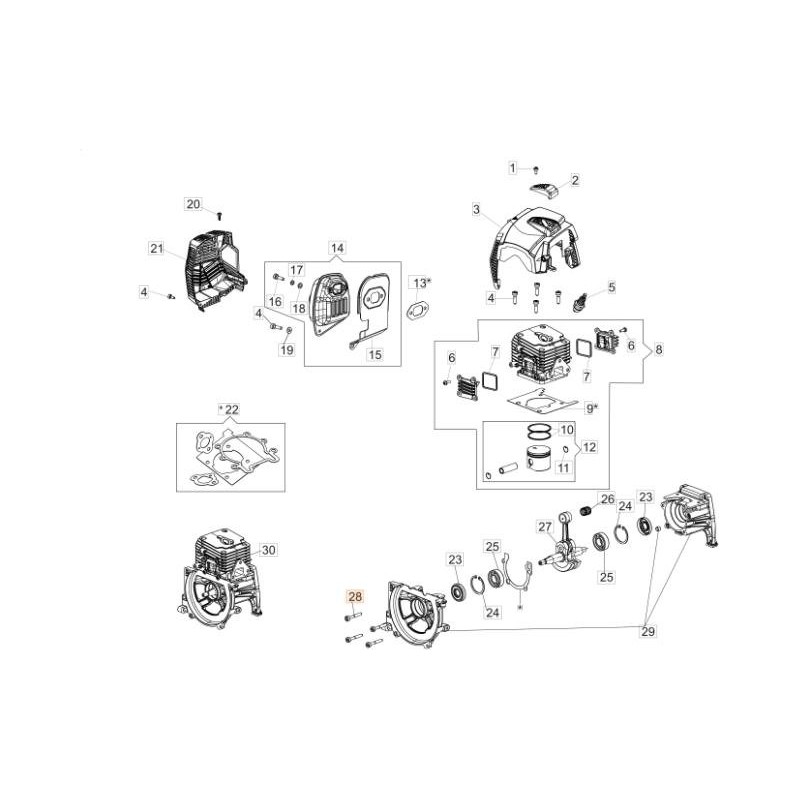 ORIGINAL EMAK SCREW 3891054R