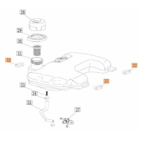 ORIGINAL EMAK ANTI-VIBRATIONSSYSTEM L66152549 | NewgardenAgri.com