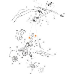 INSERT FILET HEXAGONALE TS M8 TSE11 ZNB(X ÉPAISSEUR 0,5-3,5 ORIGINAL EMAK 3933001R | NewgardenAgri.com