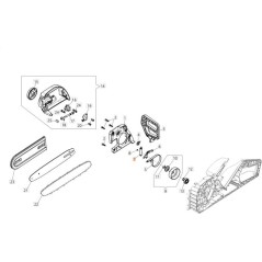 BRAKE BELT SPRING CAT. D.1.6 D.E.10 SP.9.8 RH BETWEEN ORIGINAL EMAK 54050075R | NewgardenAgri.com