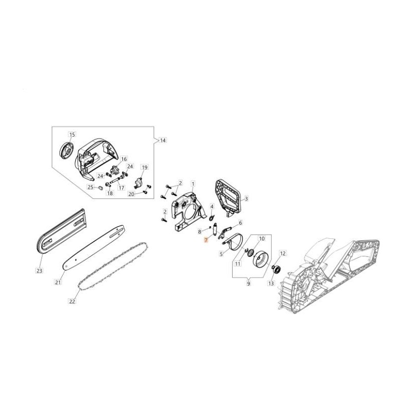 BREMSRIEMENFEDER KAT. D.1.6 D.E.10 SP.9.8 RH ZWISCHEN ORIGINAL EMAK 54050075R