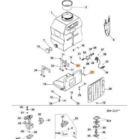 ORIGINAL EMAK SCREW S0021000R | NewgardenAgri.com