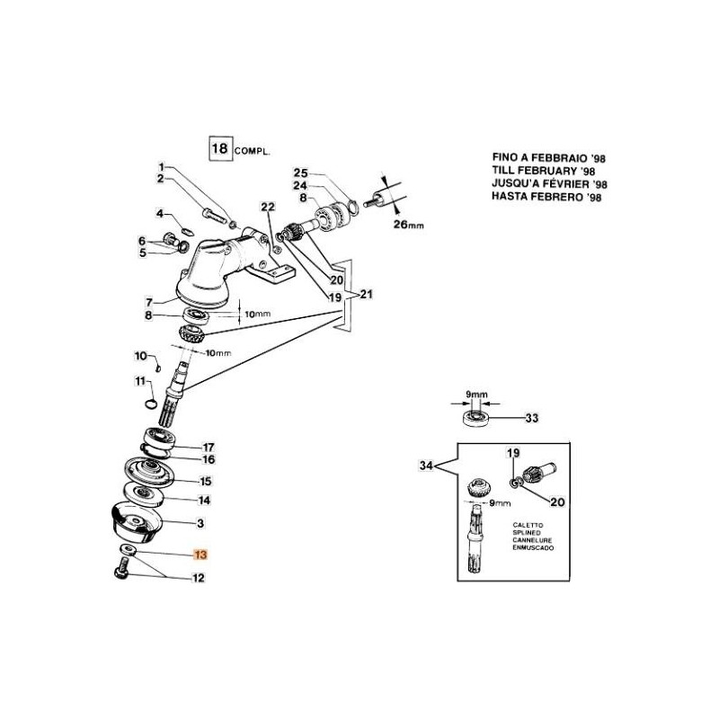 ORIGINAL EMAK WASHER 3818016
