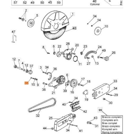VITE ORIGINALE EMAK 3906016R | NewgardenAgri.com