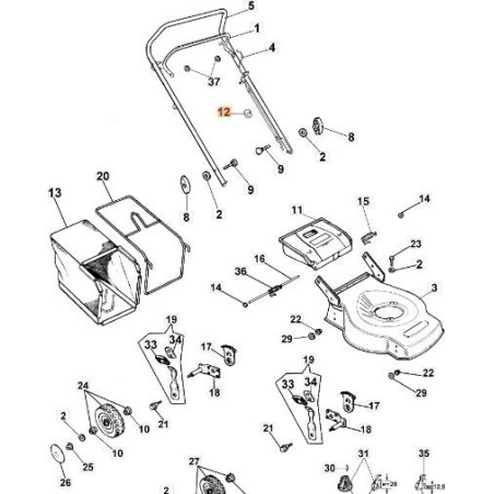 PINCE EMAK ORIGINALE 66060231R | NewgardenAgri.com