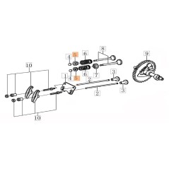 GUIDE DE RESSORT EMAK ORIGINAL L66152129 | NewgardenAgri.com