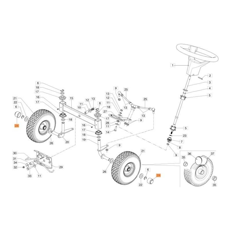 ORIGINAL EMAK RADABDECKUNG 68130486R