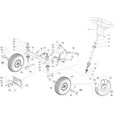 COUVERCLE DE ROUE EMAK ORIGINAL 68130486R | NewgardenAgri.com
