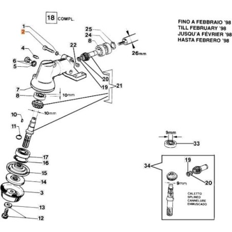 ORIGINAL EMAK SCREW 3801015R | NewgardenAgri.com