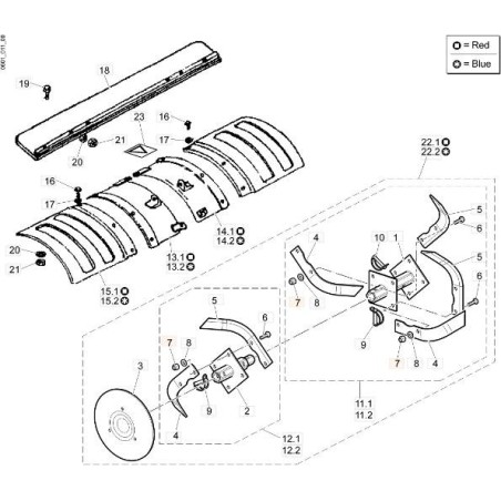 ÉCROU EMAK ORIGINAL 006000091R | NewgardenAgri.com