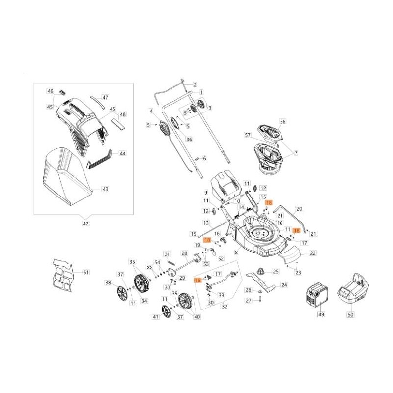 RIVET À SANGLE D.6X18 UNI 9200 A (ALUMINIUM) (C:10PCS) ORIGINAL EMAK 3032015R