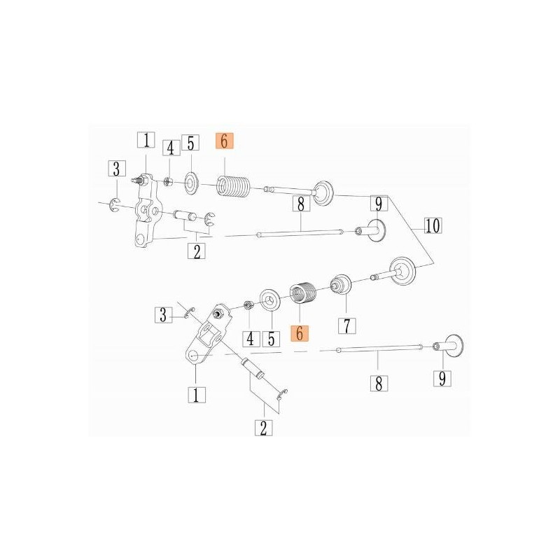 MOLLA VALVOLE ORIGINALE EMAK L66152634