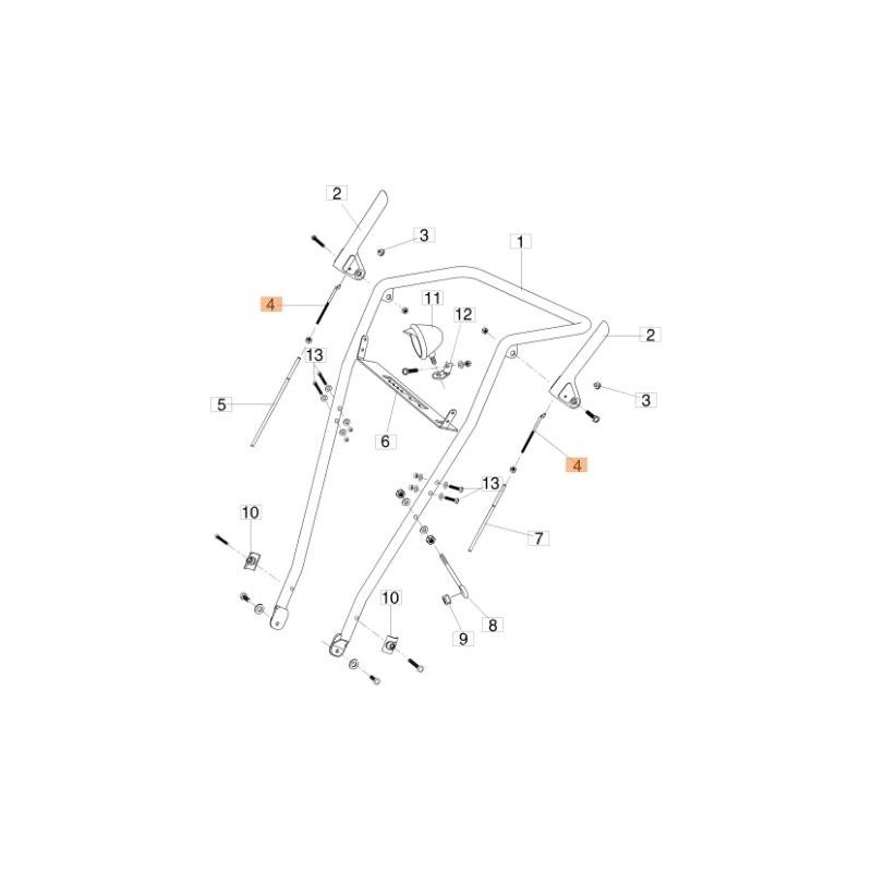 TIGE DE CONNEXION DE LEVIER EMAK ORIGINALE ZM000067