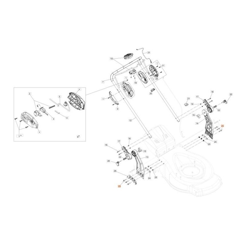 TORNILLO TCEI 8.8 M 8X20 DIN7984 ZNB (CABEZA BAJA) (C:10PZ) ORIGINAL EMAK 3901093R
