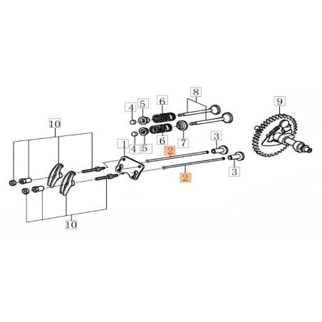 BARRE D'ÉQUILIBRAGE EMAK ORIGINALE L66152126 | NewgardenAgri.com