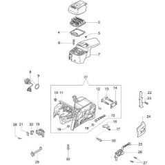TÔLE POUR BOULONS DE FIXATION DE BARRE ORIGINAL EMAK 50070211 | NewgardenAgri.com