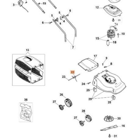 RESSORT EMAK ORIGINAL 66050017 | NewgardenAgri.com
