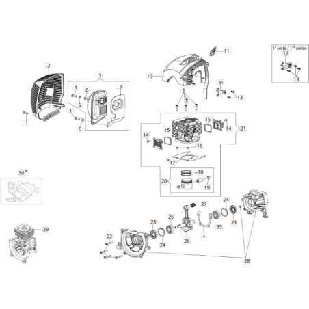 BAGUE EMAK ORIGINALE 3050001R | NewgardenAgri.com