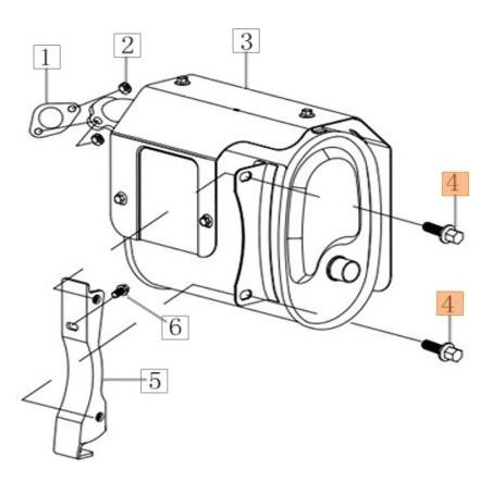 TORNILLO EMAK ORIGINAL L66152171 | NewgardenAgri.com