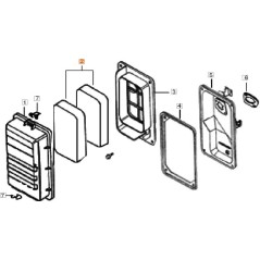 FILTRE À AIR ORIGINAL EMAK L66152163 | NewgardenAgri.com