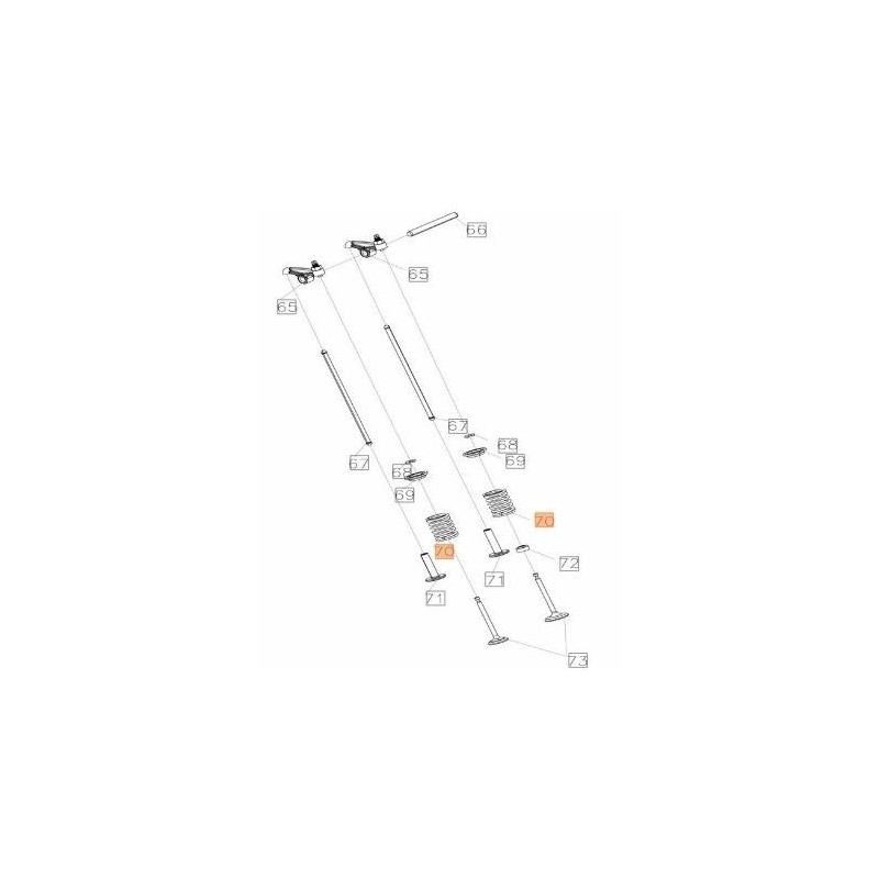 RESSORT DE SOUPAPE EMAK ORIGINAL L66152512