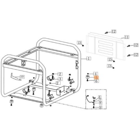 ORIGINAL EMAK ANTI-VIBRATION L66152204 | NewgardenAgri.com