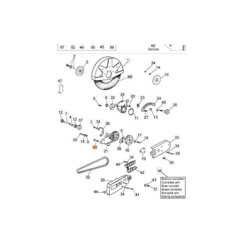 ORIGINAL EMAK SCREW 3806076R