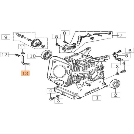 LEVA REGOLATORE ORIGINALE EMAK L66152103 | NewgardenAgri.com