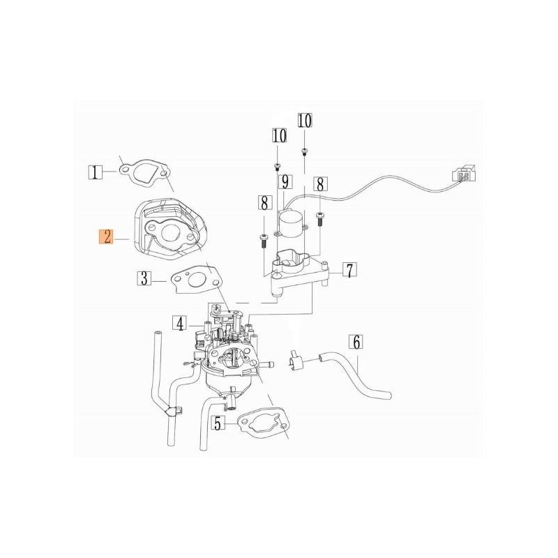 FLANGIA TERMICA ORIGINALE EMAK L66152638