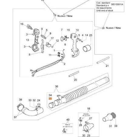 MANICOTTO ORIGINALE EMAK 365200092 | NewgardenAgri.com