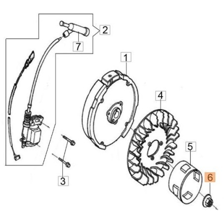 ÉCROU EMAK ORIGINAL L66150376 | NewgardenAgri.com