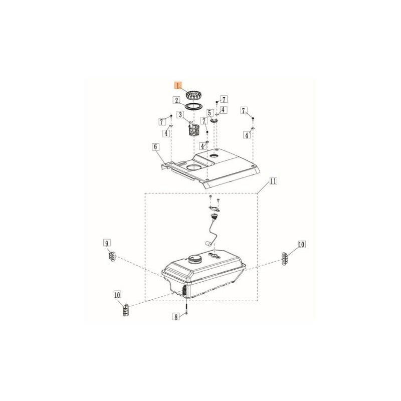 TAPÓN DEPÓSITO ORIGINAL EMAK L66152704