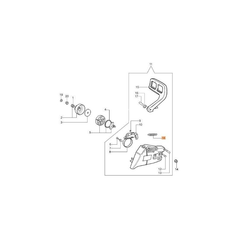 MOLLA ORIGINALE EMAK 095000219AR