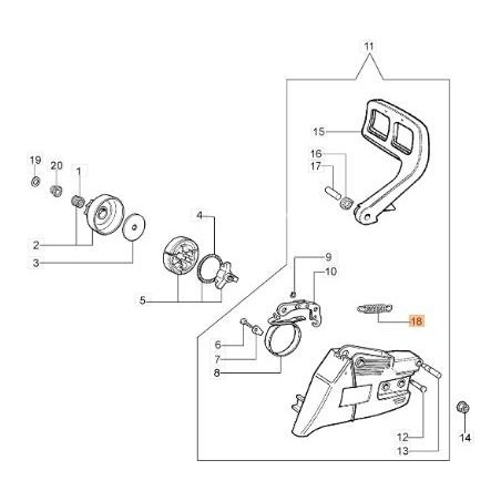 RESSORT ORIGINAL EMAK 095000219AR | NewgardenAgri.com