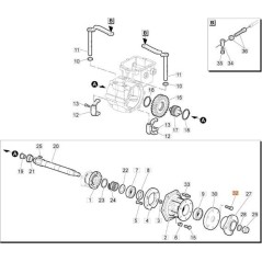 TORNILLO TE BRIDA ZIGZ. 8.8 M 8X30 DIN 6921 ZNB (C:10PZ ORIGINAL EMAK 3906063R | NewgardenAgri.com