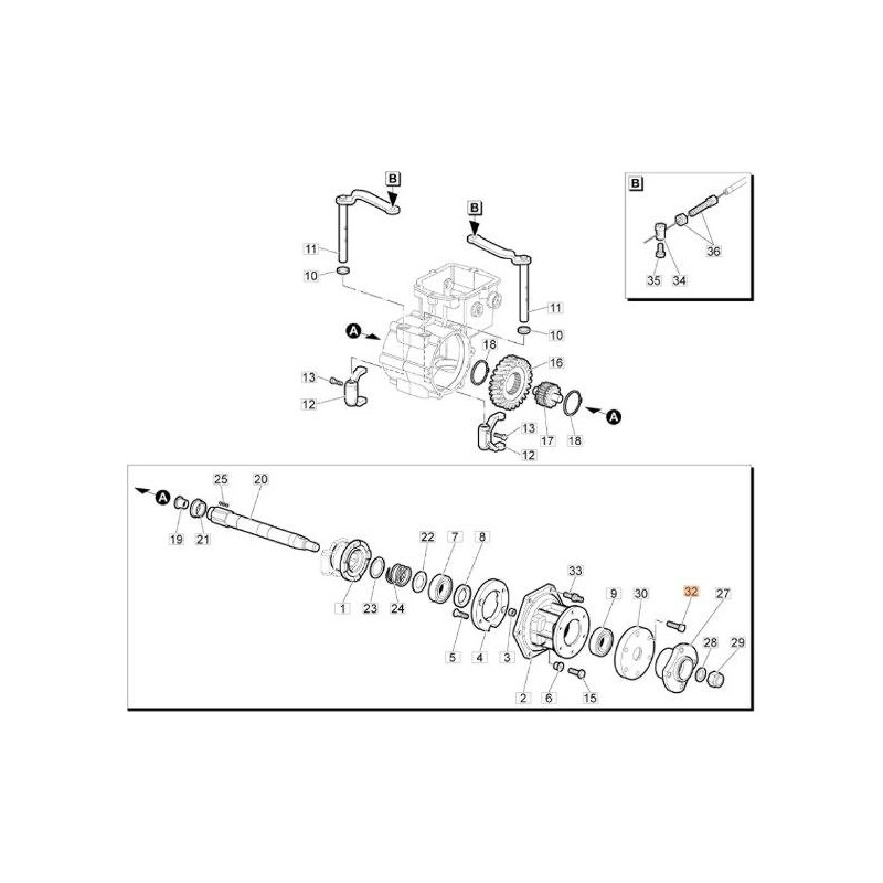 VIS À BRIDE ZIGBÉE 8,8 M 8X30 DIN 6921 ZNB (C:10PZ ORIGINAL EMAK 3906063R)