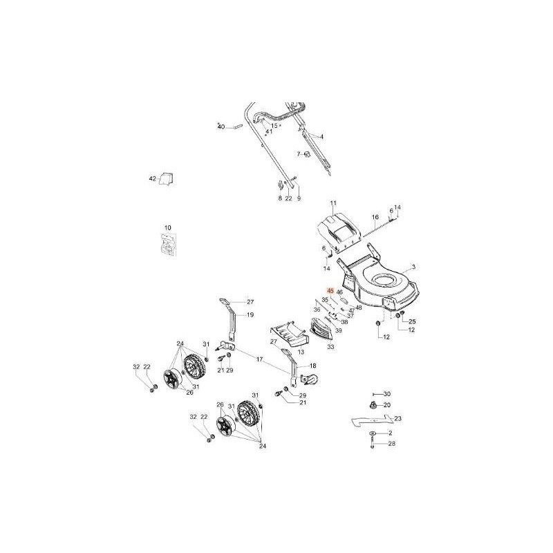 PASADOR DE CIERRE DE PUERTA LATERAL LR L.65 ORIGINAL EMAK 66070836R
