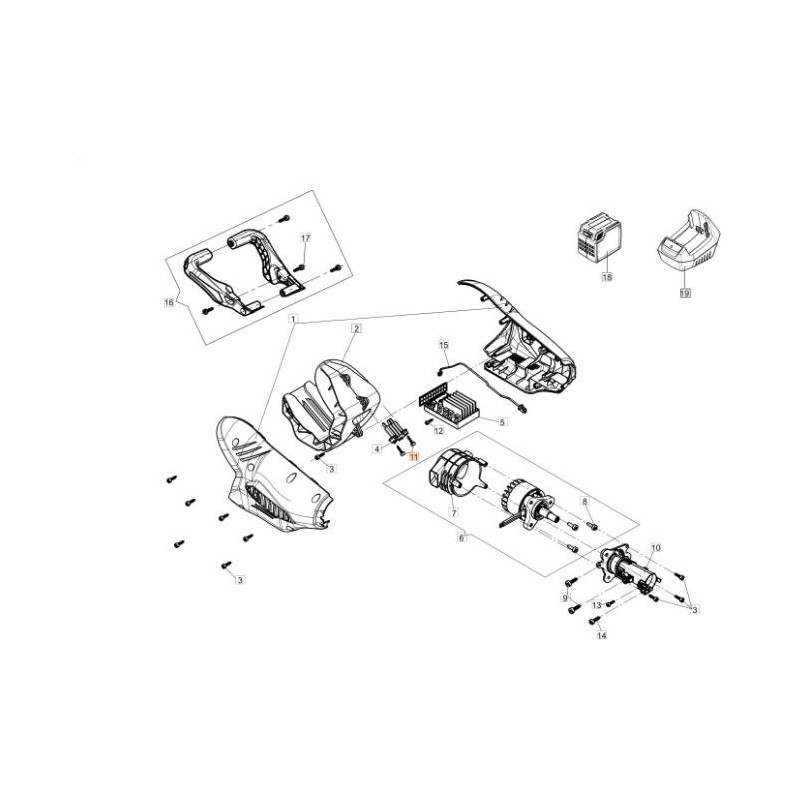 SCREW TCTCR AF 4X14 UNI 9707 ZNB (EQUAL TIP TYPE B) ORIGINAL EMAK 3960102R