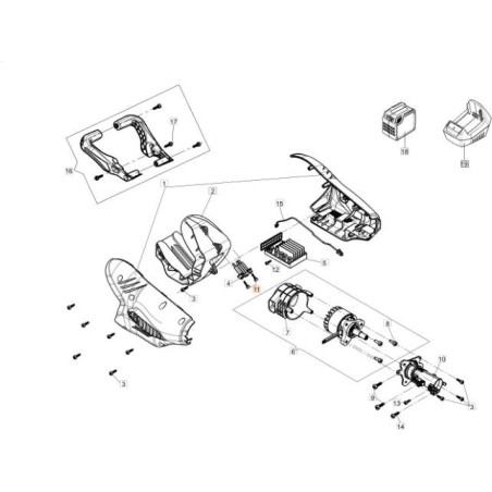 TORNILLO TCTCR AF 4X14 UNI 9707 ZNB (PUNTA IGUAL TIPO B) ORIGINAL EMAK 3960102R | NewgardenAgri.com