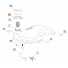 ORIGINAL EMAK TANK CAP RUBBER L66152546 | NewgardenAgri.com